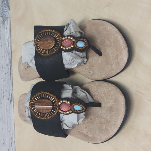 NEW - Mia Amore BERENICE WEDGE SANDAL 8 Memory Foam - Picture 3 of 10